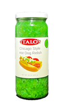 Load image into Gallery viewer, Italo&#39;s Chicago Style Neon Green Hot Dog Relish
